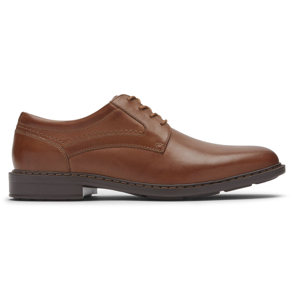 Rockport Mens Parsons Plain Toe - Oxfords Brown - CQX874621